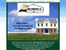 Tablet Screenshot of eaglemodularhomes.com
